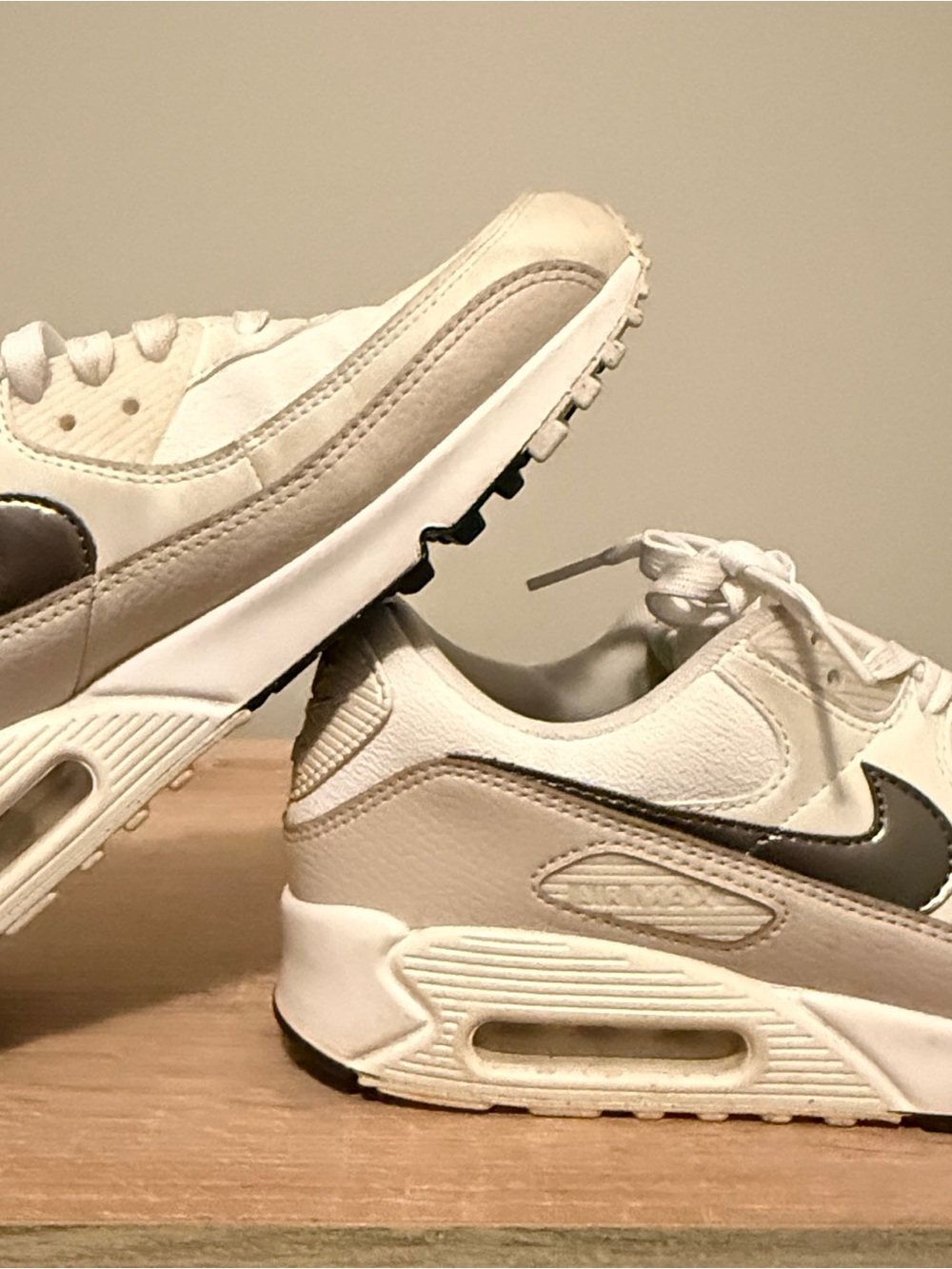 Women’s Nike Air Max Sneakers cream, tan neutrals 10
